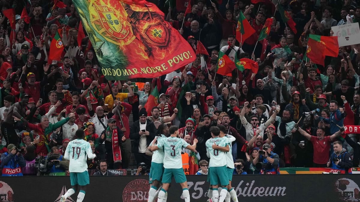 Portugal pasó el examen en Dinamarca: ganó 4-2 sin Cristiano y sigue perfecto