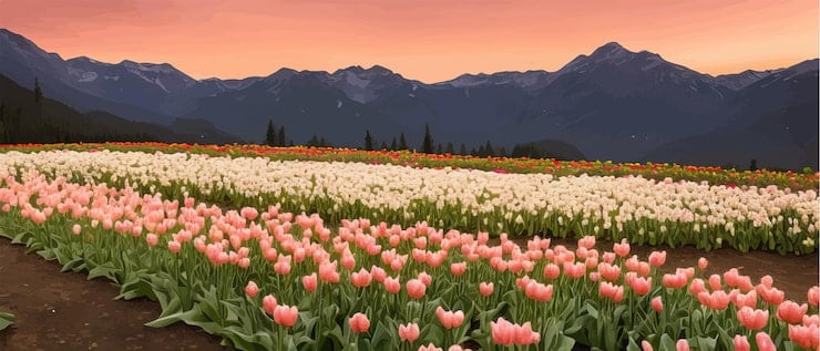 Trevelin se viste de tulipanes: arranca la temporada 2026 con un calendario para no perdérsela