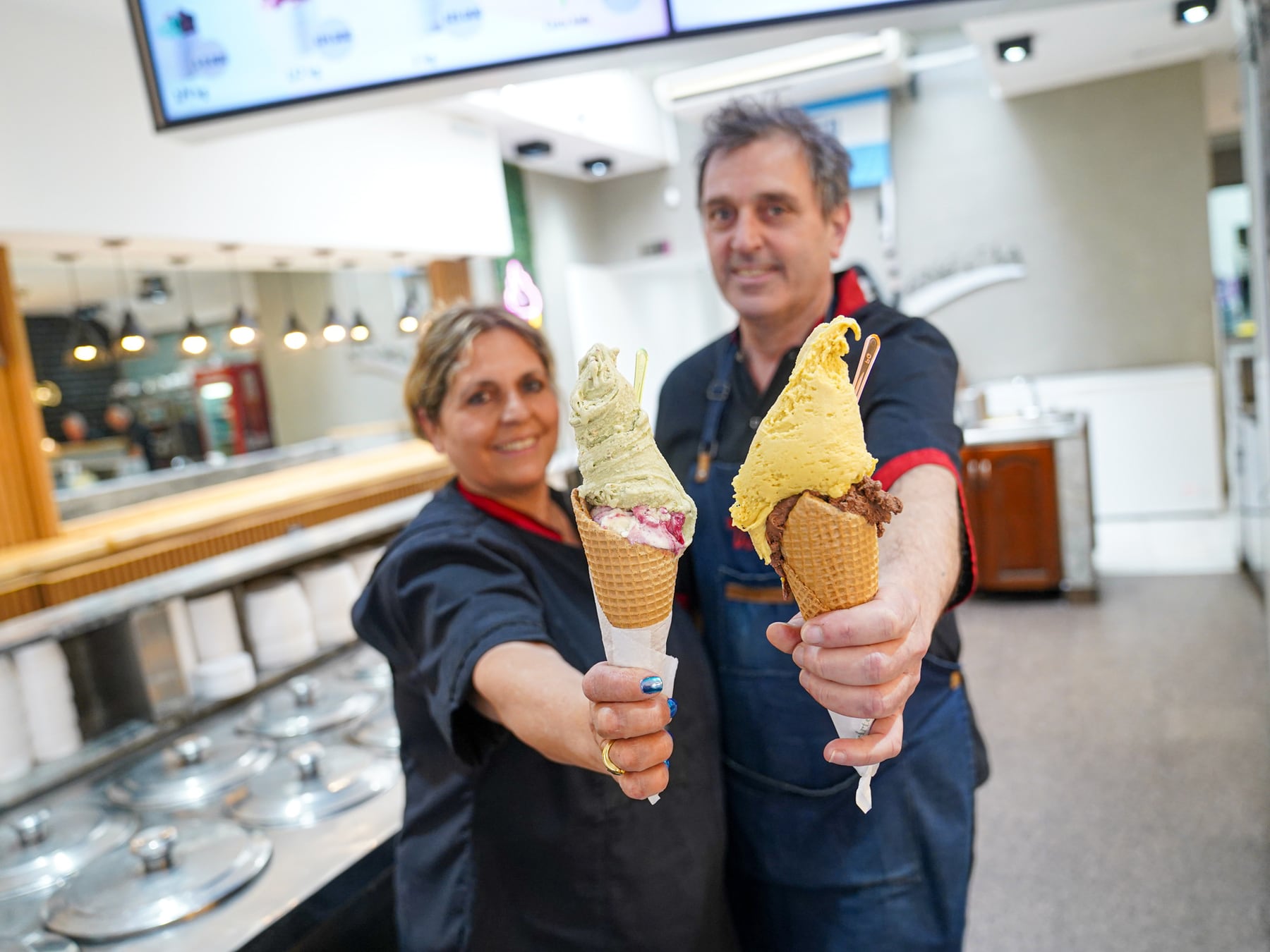 Venecia, el templo del helado que sobrevive a tres generaciones en pleno Devoto