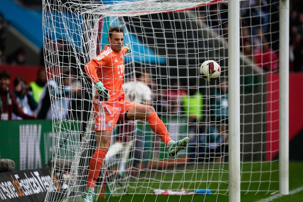 A Neuer le salió todo mal en cinco segundos y Bayern se vuelve a casa con un empate que duele