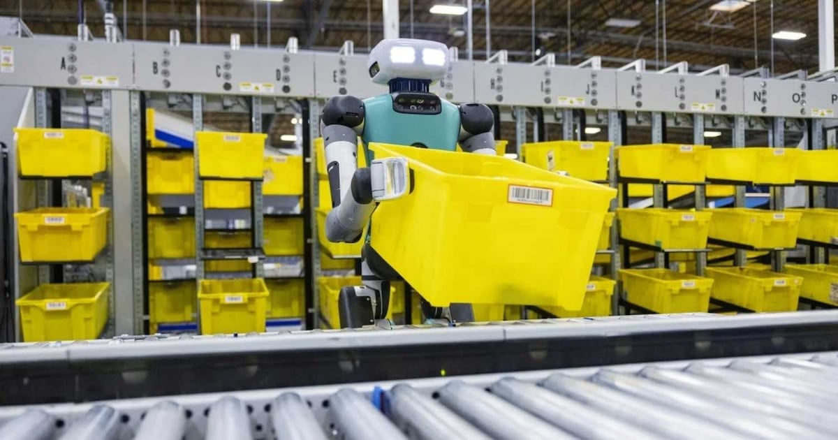 Amazon ya mueve un millón de robots: por qué sus propios números muestran más accidentes en los depósitos automatizados