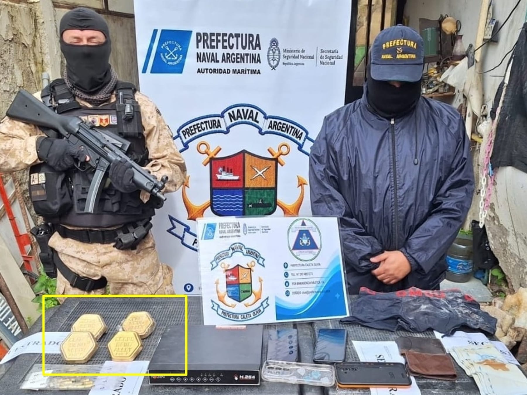 Lo que parecía un lingote de oro y terminó siendo un bloque para radioterapia: el giro insólito en la causa por el crimen de "Pato" García en Caleta Olivia