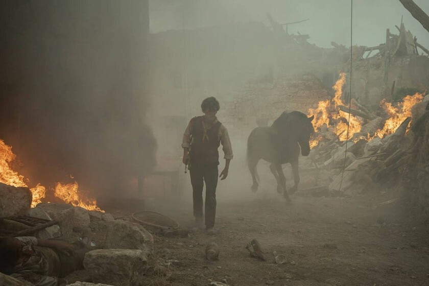 Dos pueblos fantasmas de Burgos se convierten en el set de guerra más triste del cine español