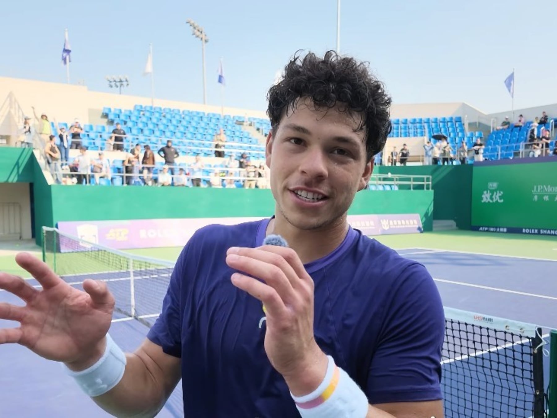 Shelton se le plantó a la cámara y se le escapó el deseo: quiere pisar el Argentina Open