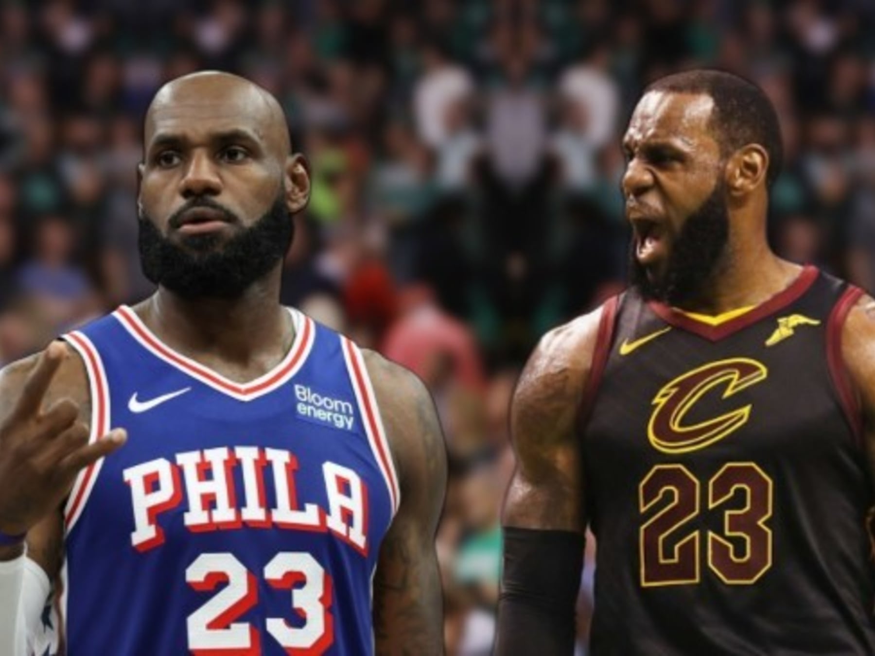 LeBron vuelve a la cancha con los 76ers y exorciza a Cleveland